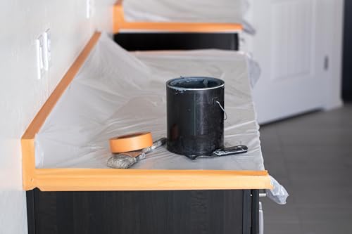 FrogTape ProGrade Orange Painters Tape 1.5 Inch Wide (1.88 in x 60 yd), High Adhesion Masking Tape for Indoor & Outdoor Applications, Orange, 3 Roll Pack (105673) - size: 3 Rolls, 1.88” x 60 Yds