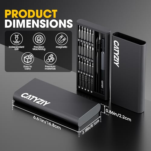 52-in-1 Precision Screwdriver Set, Magnetic Repair Kit for iPhone - size: 52-in-1 S2 Steel