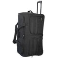 US Army ROMEO 28-inch Large Tactical Duffel Bag with Wheels | Heavy Duty Material, Molle Webbing, Water Resistant Military Rolling Bag for Travel, Deployment, and Camping - Black - color: Black, size: 28-inch