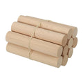 PATIKIL 3/4 x 4 Inch Dowel Rods Wood Sticks Unfinished Round Dowels 10pcs - size: 3/4"x4"