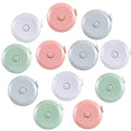 12 Pack Soft Retractable Measuring Tape - Tape Measure for Body Measuring Metric Tape Measure Double Scale for Body Fabric Sewing Tailor Cloth Knitting Home Craft Measurements - color: 12 pack