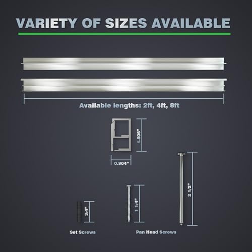 Hovr Solutions Classic Floating Shelf Bracket, 300LB, 63" Max Shelf, 1-Pack - color: Classic, size: 4-Feet (1-Pack)