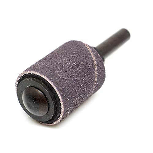 Benchmark Abrasives 3/4” x 1” Aluminum Oxide Abrasive Spiral Bands for Rotary Tools, Drum Sleeves for Sanding Deburring Blending Polishing on Metals Plastic Wood Rubber (10 Pack) - 120 Grit - style: 120 Grit