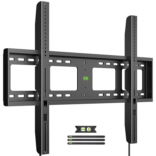 USX MOUNT Heavy Duty Fixed TV Wall Mount for 65-100 inch Flat TVs, Max Load 200 Lbs, Low Profile Bracket Fits 16" 18" 24" 32 inch Stud Spacing, Max VESA 800x600mm for Most 65 75 85 86 90 98 100 TVs - size: 65-100 inch