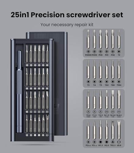 AXTH 25-in-1 Small Precision Screwdriver Set, Professional Mini Repair Tool - style: 25in1