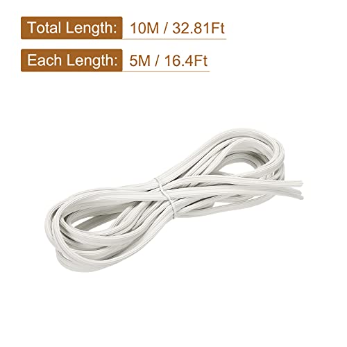 uxcell Screen Spline, 10M/32.81Ft Silicone Sealing Strip Window Screen Retainer, 4mm OD White - size: 4mm x 10M