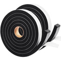 Seal Foam Tape, 2 Rolls 1 Inch W x 1/2 Inch T Weather Stripping for Door and Window,High Density Single Sided Closed Cell Door Insulation Weather Strip, 2 Rolls Total 13FT Black - size: 1"W x 1/2"T x 13FT
