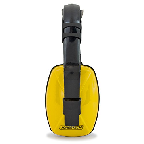 JORESTECH Safety Earmuffs Yellow Hearing and Ear Sound Suppression Adjustable Headband Lightweight Protection for Construction Sleeping Studying NRR 23dB EM-503 - color: Yellow