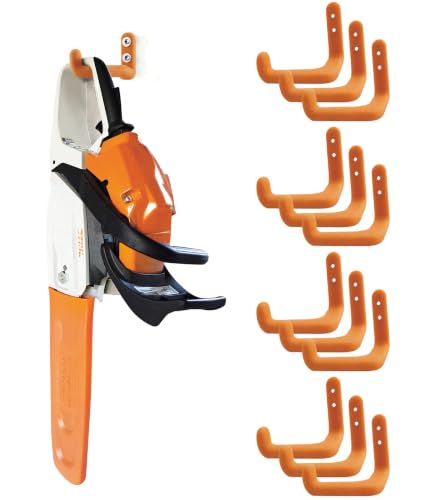 Chainsaw Hanger, 12 Pack Chainsaw Holder Wall Mount, Chainsaw Storage Hook - color: 12 Pack Hanger