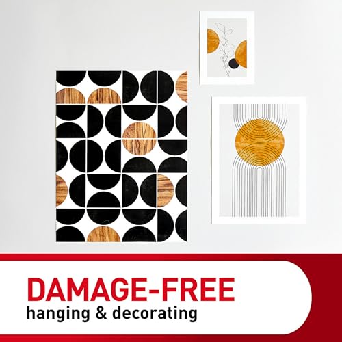 Command Poster Strips Value Pack, 60 Strips Damage-Free Poster Hangers, No Tools Requried, Great for Home, Room, Wall, Office, and Dorm Decor, White Adhesive