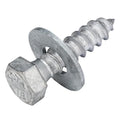 3/8 x 1-1/2 (50 Pack) Lag Screw Kit, 50 Screws and 50 washers, Hot Dip Galvanized, Meets ASME B18.2.1 Industrial/Commercial Grade by Makers Bolt - size: 3/8 x 1-1/2