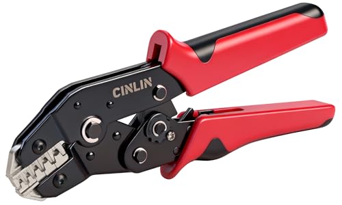 SN-68B Ratcheting Wire Crimping Tools for JST PH 2.0mm, XH 2.5mm, VH 3.96mm, JWPS 4.0mm Pitch, Dupont 2.54mm Pitch, Molex Style AMP JST TYCO Open Barrel Terminals, AWG28-16(0.08-1.5mm²)