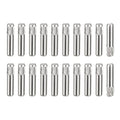 uxcell 2x10mm 304 Stainless Steel Dowel Pins, 50Pcs Knurled Head Flat Chamfered End Dowel Pin, Wood Bunk Bed Shelf Pegs Support Shelves Fasten Elements - size: 2x10mm