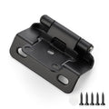 30 Pack 15 Pair Black Cabinet Hinges, 1/2" Semi Wrap Kitchen Hinges - color: Black, size: 1/2" Semi Wrap