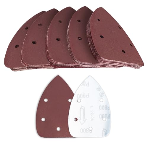 60 Pcs 800 Grit Mouse Sandpaper, Aluminum Oxide Mouse Sanding Pads - size: 800 Grit