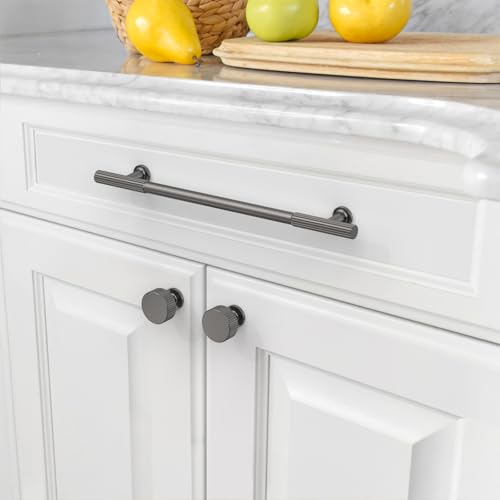Asidrama 10 Pack 10 inch Brushed Black Nickel Kitchen Cabinet Handles - color: Brushed Black Nickel, size: 10" Hole Center