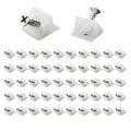 Drawer Repair Wedge Kit with Screws L‑Shaped Plastic Fasteners for Sagging Drawers in Cabinets & Wardrobes(100 Pcs)