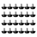 24 PCS 8mm x 1.25 M8 Project Adjustable Outdoor Furniture Leg Levelers, Screw in Leg Levelers Replacement Outdoor Patio, Stainless Steel Screw-in Patio Furniture Leveling Feet - color: 24pcs