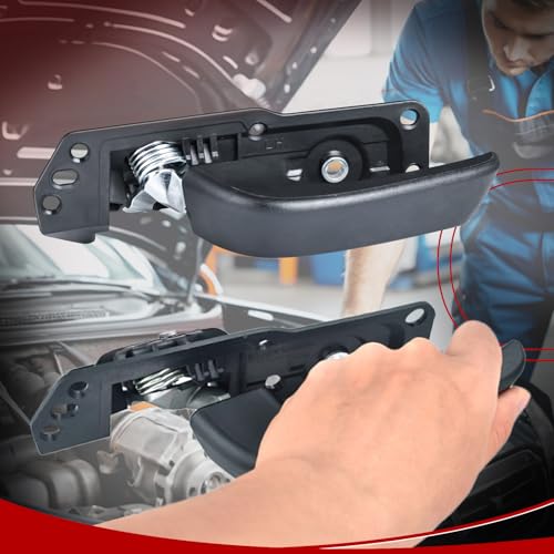FAERSI Interior Door Handle Kit Front Left Driver Side for 2007-2014 Chevy Silverado Avalanche Suburban Tahoe Cadillac Escalade GMC Sierra Yukon #20833606 - color: Front Left Driver Side
