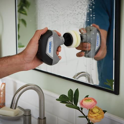 Dremel Versa Power Scrubber Kit with 5 Scrub Daddy Cleaning Sponge Pads - Waterproof Cordless Electric Spin Scrubber, High Speed, Multi-Surface Cleaning for Kitchen, Household, and Bathroom, PC10-07 - style: Versa Kit + 5 Scrub Daddy Pads