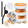 Furniture Dolly, Furniture Movers Sliders with 360° Rotatable Rubber Universal Wheels, Furniture Lifter Mover Tool Set for Moving Sofa, Refrigerator, Bed, Cabinet (Max Load 880 lbs)