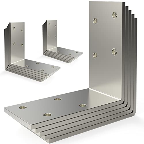 （15-Pack） 3"x3" Heavy Duty 12-Gauge Galvanized Steel L Brackets - size: 15 Pack