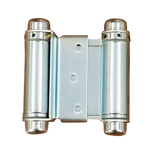 Hinge Outlet Self Closing Double Action Spring Hinge Saloon Zinc 3 Inch - color: Zinc, size: 3 Inch
