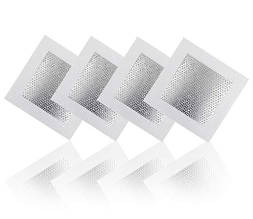 16pcs Drywall Repair Patch Kit, 4" x 4" Self Adhesive Aluminum Wall Repair Patch - size: 4" x 4", 16 PCS