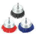 DTGN 3 Pcs Wire Cup Brush Set for Drill, 1/4 Inch Hex Shank - style: Hex Shank