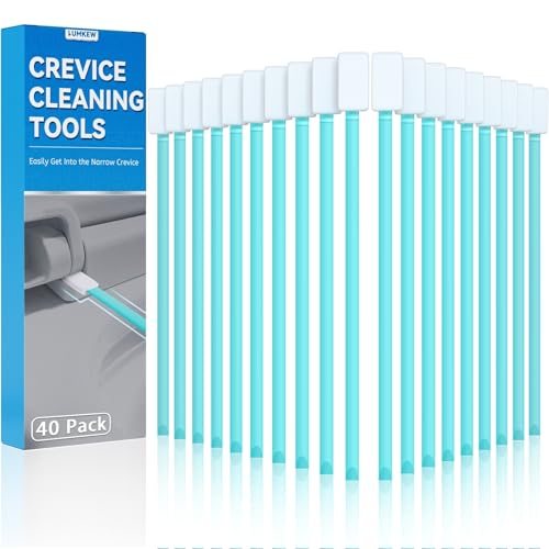 Lumkew Crevice Cleaning Brush Tool Toilet Seat Crack Gaps Cleaner, 40pcs