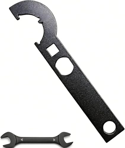 Home Wrench Tool Open End Wrench Only for Home and Out Door Repairs Black