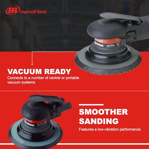 Ingersoll Rand 4151 Random Orbital Air Sander - style: 4151 Vacuum Ready Random Orbit Pneumatic Sander