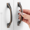 3 Inch Oil Rubbed Bronze Cabinet Pulls Arch Handles 10 Pack P2409 - color: Oil Rubbed Bronze, size: 3" Hole Centers-10 Pcs