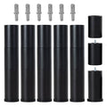12 Inch Bed Legs Replacement for Adjustable Bed Base Frame Set of 6 - size: Set of 6