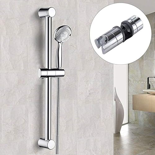Adjustable Shower Head Holder for Slide Bar 18-25MM, ABS Chrome
