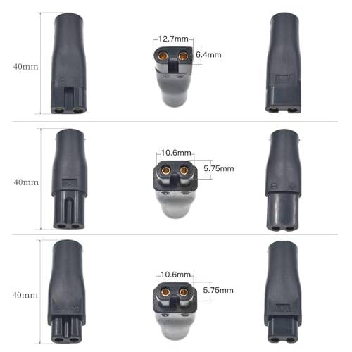 Universal Replacement 7PCS USB 5V Charger Cable, Compatible for Electric Hair Clippers, Beard Trimmers, Shavers, Beauty Instruments, Desk Lamps, Purifiers. (1)