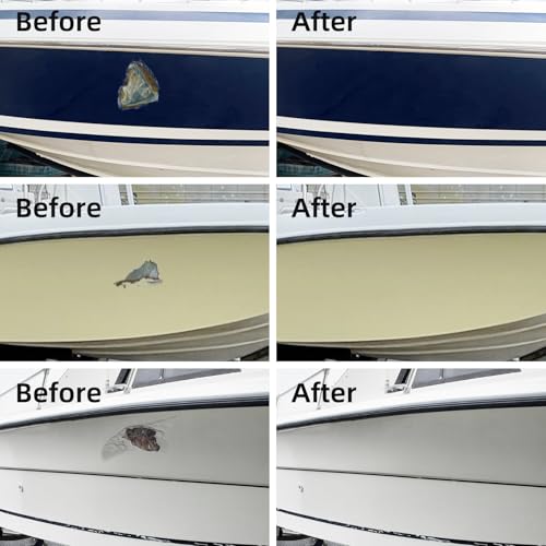 Fiberglass Boat Repair Kit (Color Match), Gel Coat Repair Kit for Boats