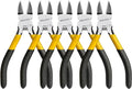 BOOSDEN Wire Cutter 5 inch Cutting Pliers Diagonal Cutter Snipper 5 Pack - size: 5"- 5 Pack