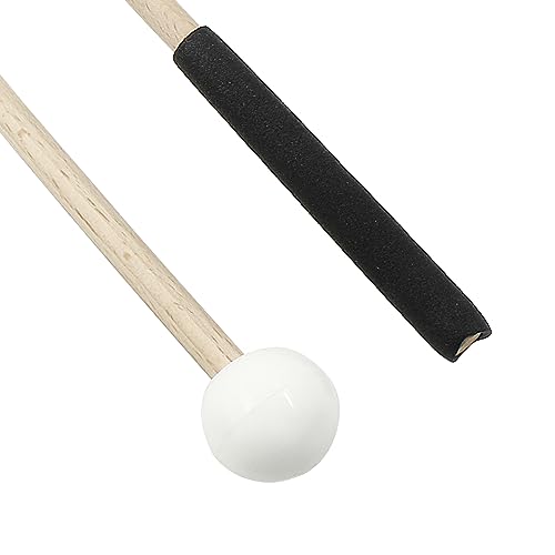 Bonsicoky 8 Inch Percussion Mallets, White - color: White