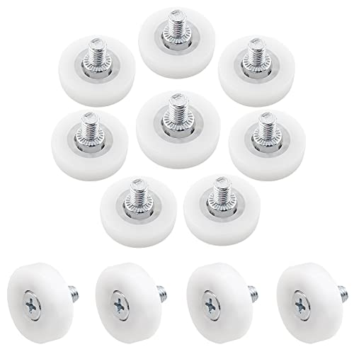 Litoexpe 12 Pieces 3/4" Drawer Slide Roller Wheel - size: 3/4 Inch