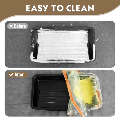 ROLLINGDOG 18 Inch Disposable Paint Tray Liners - color: 18" Disposable Paint Tray Liners