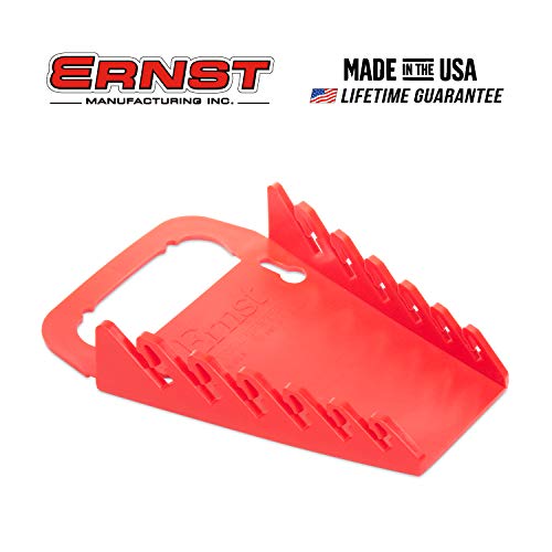 Ernst Manufacturing 5044-Red Gripper Wrench Organizer, 6 Tool, Red - color: Red, size: 6 Tool, style: Standard