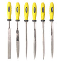Diamond Needle File Set (6 PIECE Set) 4x160mm - color: Alloy Steel, size: 4x160mm