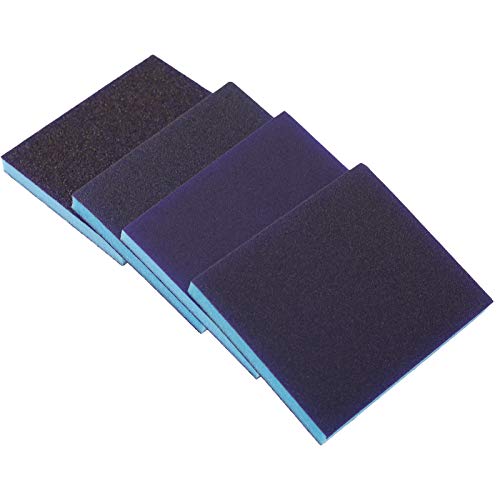 BokWin 16Pcs Sanding Sponge 60/100/120/220 Grit Sanding Blocks - size: 60 Grit/ 100 Grit/ 120 Grit/ 220 Grit
