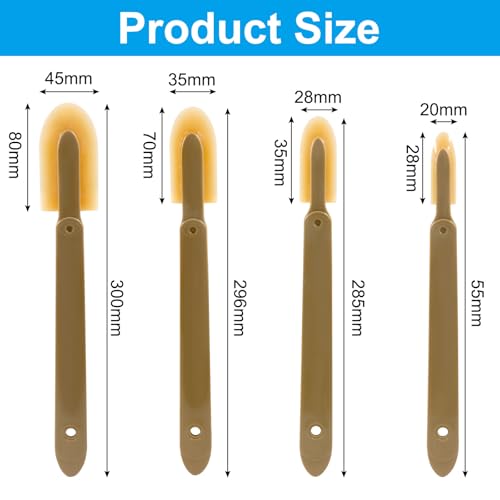 4 Pcs Rubber Caulking Tool Set