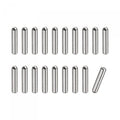 uxcell 2.8x8mm Dowel Pins, 50pcs 304 Stainless Steel Round Head Flat Chamfered End Dowel Pin Bunk Bed Pins Shelf Pegs Support Shelves Fasten Elements - size: 2.8x8mm