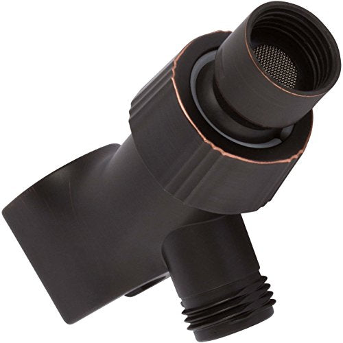 Aqua Elegante Adjustable Shower Arm Bracket - Oil-Rubbed Bronze - color: Oil Rubbed Bronze