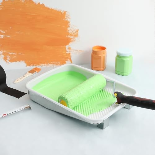 Bates 9 Inch Paint Tray Liners - 21 pcs, One Metal Tray with 20 Plastic Liners - size: 9 Inch, 21 pcs