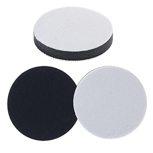 Dura-Gold Pro Series 3" x 10mm Soft Density Interface Pad, 3 Pack - Hook & Loop Foam Protection Cushion, Used Between Sander Sanding Discs, Polisher Polishing Pads & Backing Pads, Drill - Auto Detail - style: 3" - No Hole