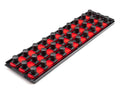 TEKTON 3/4 Inch Drive 3-Rail Socket Organizer Set, Red (30-Tool) | OST37130 | Made in USA - color: Red, size: (30-Tool), style: 3-Rail